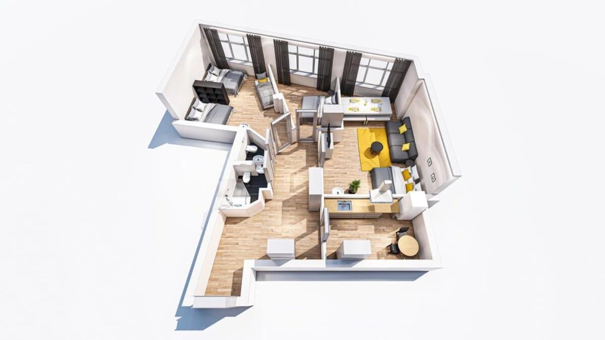 Spacious 2 Bedroom Apartment Hamburg Exterior foto